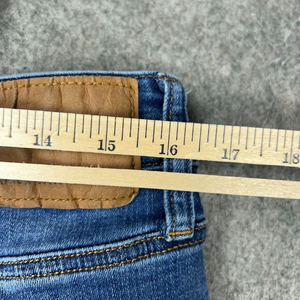 American Eagle Jeans Mens 33x32 Original Taper Blue‎ Distressed Stretch Denim - Picture 11 of 14